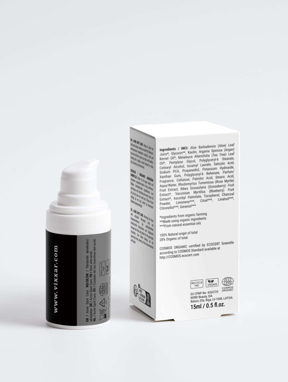 Salicylic Acid Serum with Tea Tree Oil 15 ml - Vixxar Cosmetiques