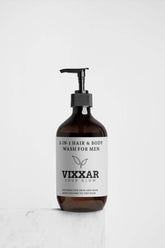 2-in-1 Hair & Body Wash for Men – Hydrating & Strengthening Cleanser (490ml) - Vixxar Cosmetiques