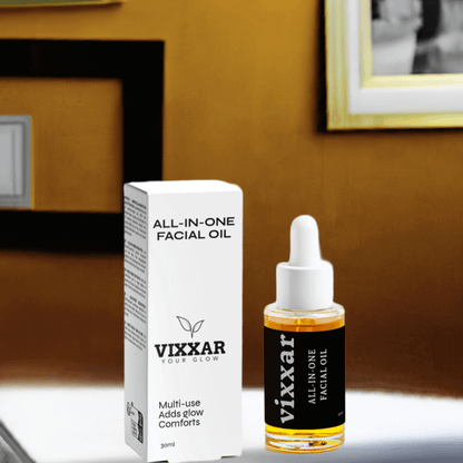 All-In-One Facial Oil 30ml – Multi-Purpose Glow Oil for Hydration &amp; Radiance - Vixxar Cosmetiques
