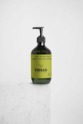 Ginger & Smoky Cardamom Hand and Body Wash 490ml – Hydrating, Aromatic Cleanser for All Skin Types - Vixxar Cosmetiques