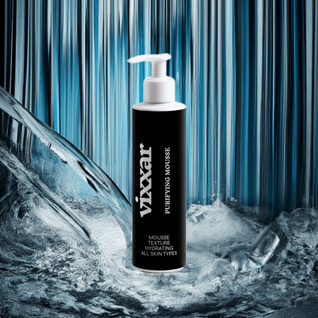 Purifying Mousse Cleanser 190ml – Airy Foam for Clean, Hydrated &amp; Balanced Skin - Vixxar Cosmetiques
