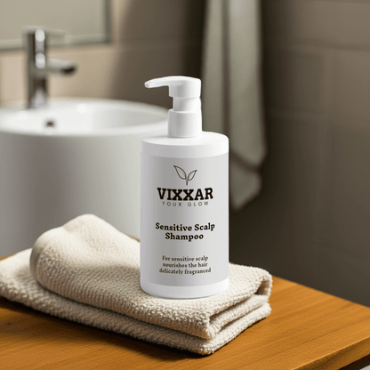 Sensitive Scalp Shampoo 400ml – Gentle, Soothing &amp; COSMOS Natural Formula - Vixxar CosmetiquesshampooDefault
