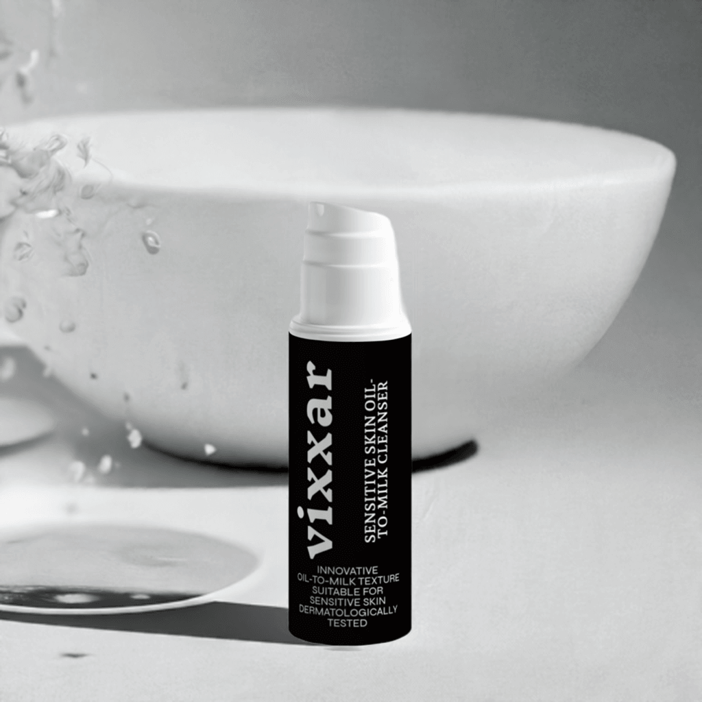 Sensitive Skin Oil-to-Milk Cleanser – Gentle Makeup Remover &amp; Deep Cleanse (150ml) - Vixxar Cosmetiques