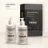 Vixxar Shiny Hair Duo gift set with Moisturising Shampoo and Moisturising Conditioner in front of the gift box