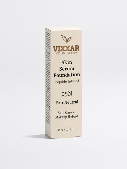 Skin Serum Foundation, 05 Fair Neutral - Vixxar Natural SkincareDefault