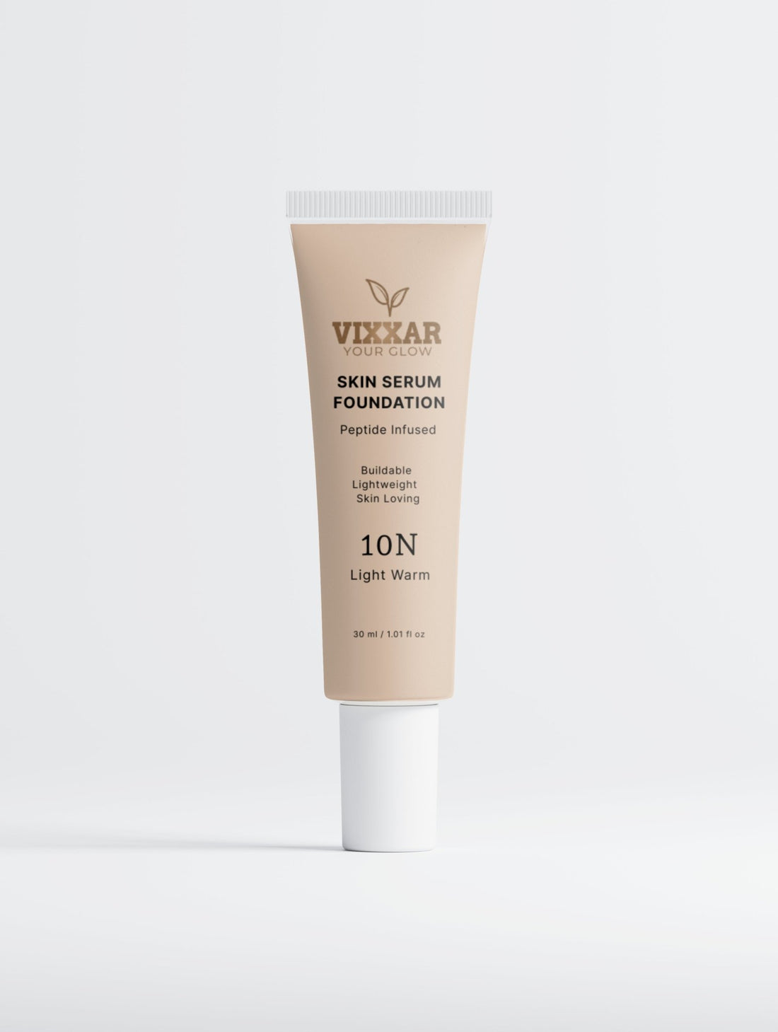 Skin Serum Foundation, 10 Light Warm - Vixxar Natural SkincareFoundationDefault