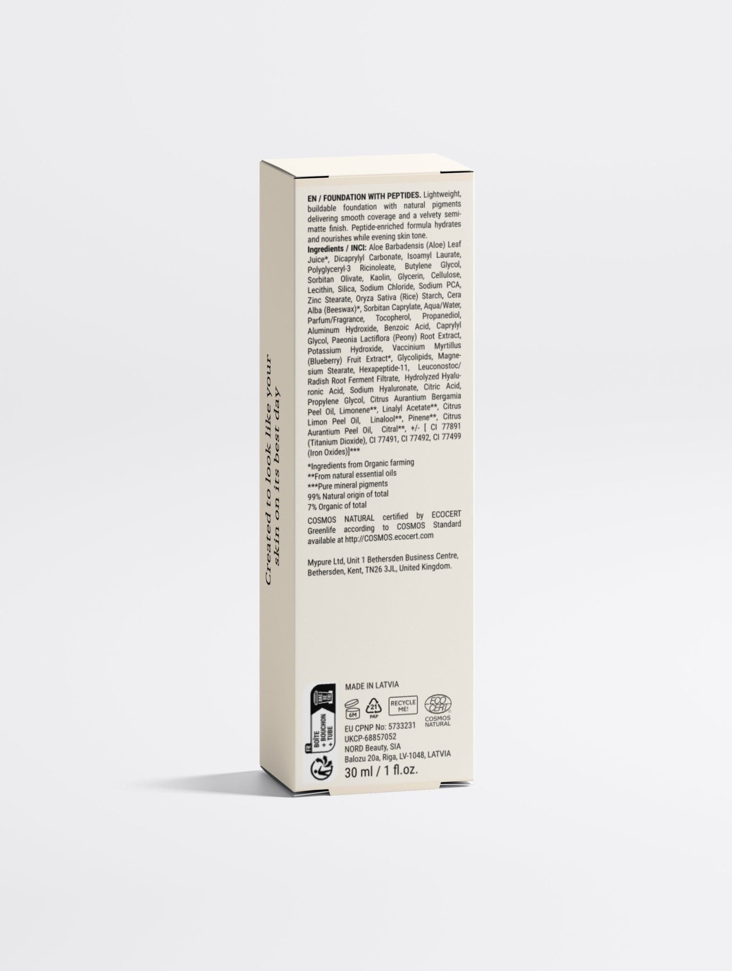 Skin Serum Foundation, 20 Medium Neutral - Vixxar Natural SkincareFoundationDefault