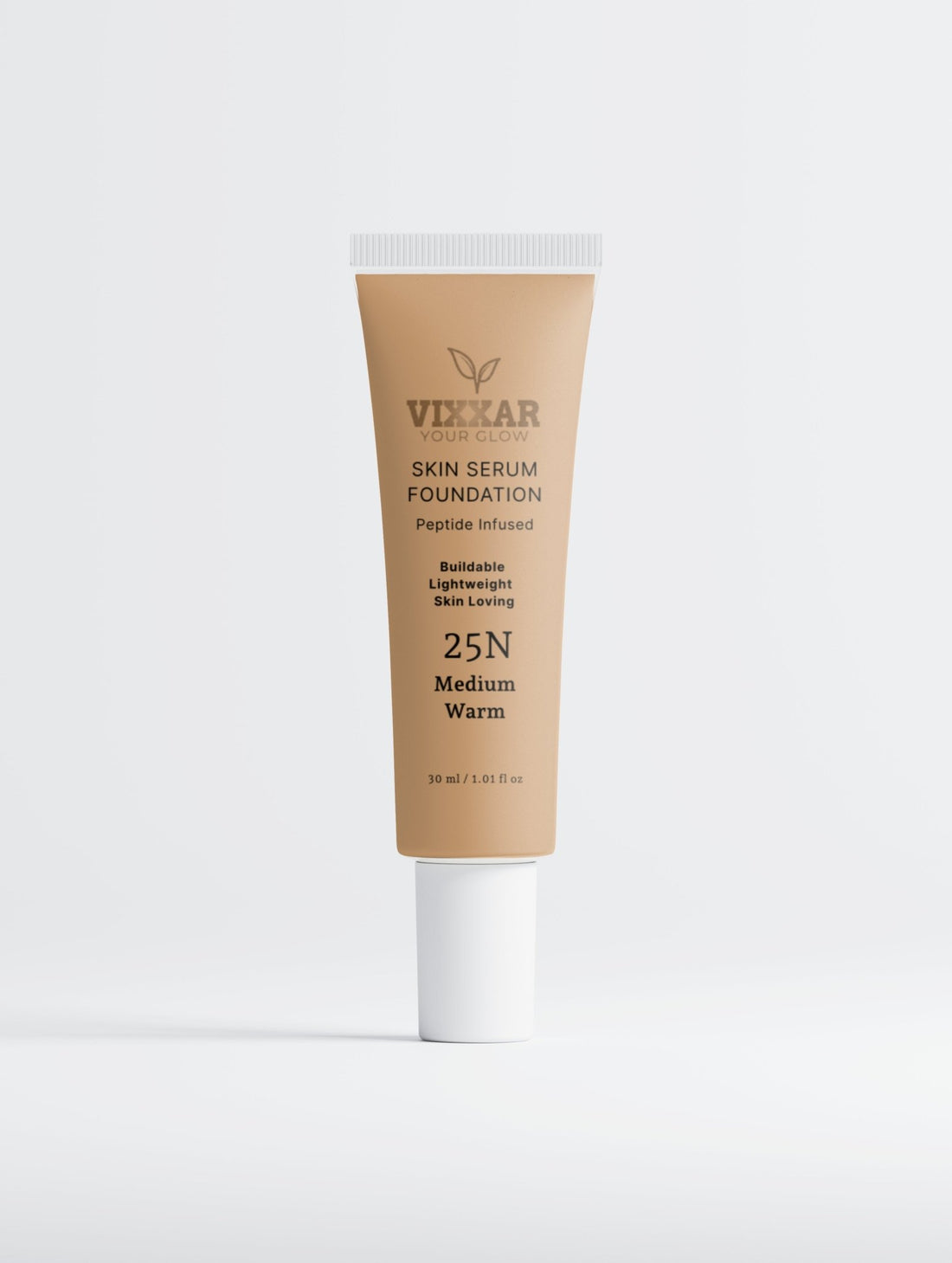 Skin Serum Foundation, 25 Medium Warm - Vixxar Natural SkincareFoundationDefault