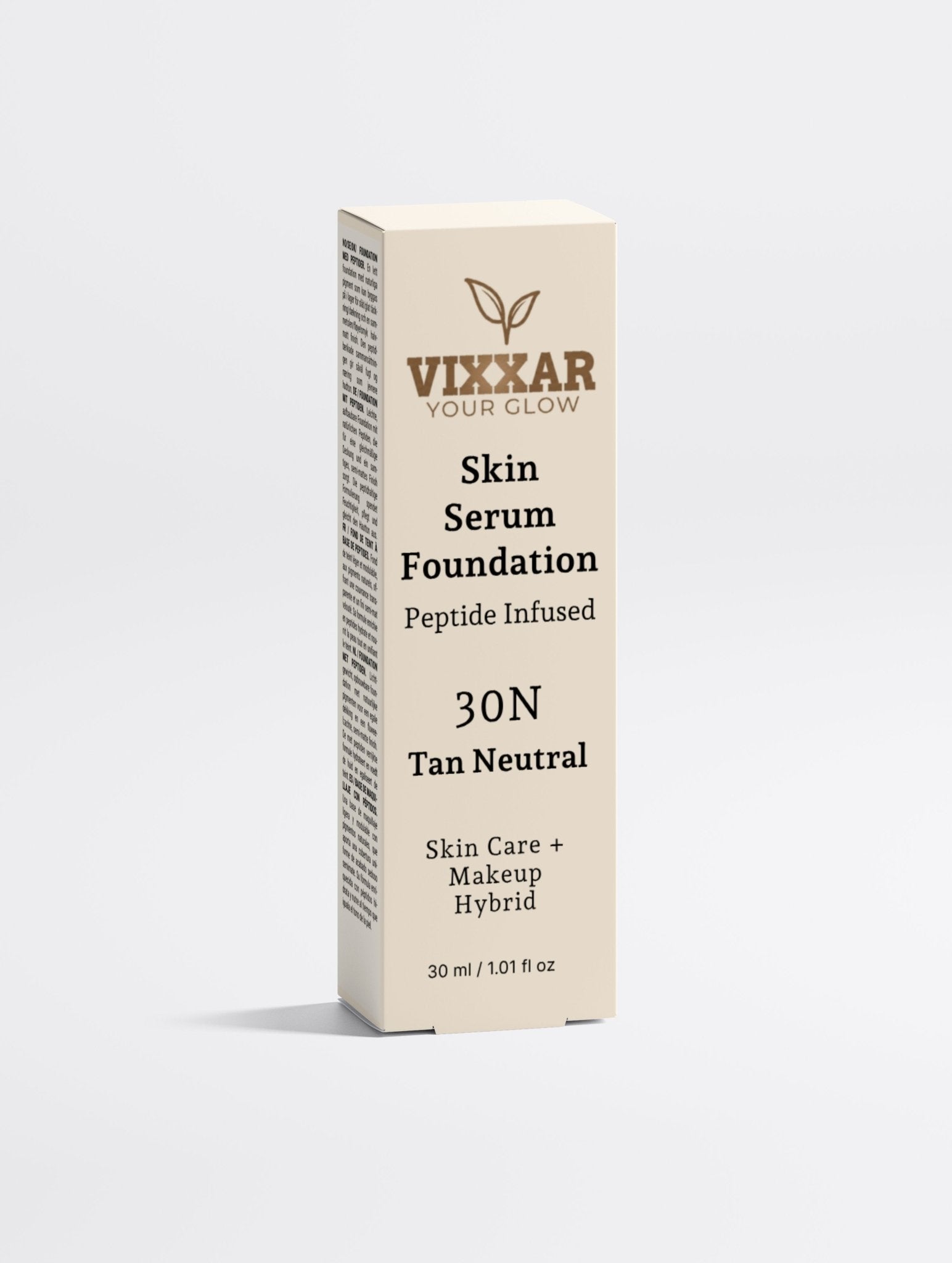 Skin Serum Foundation, 30 Tan Neutral - Vixxar Natural SkincareFoundationDefault