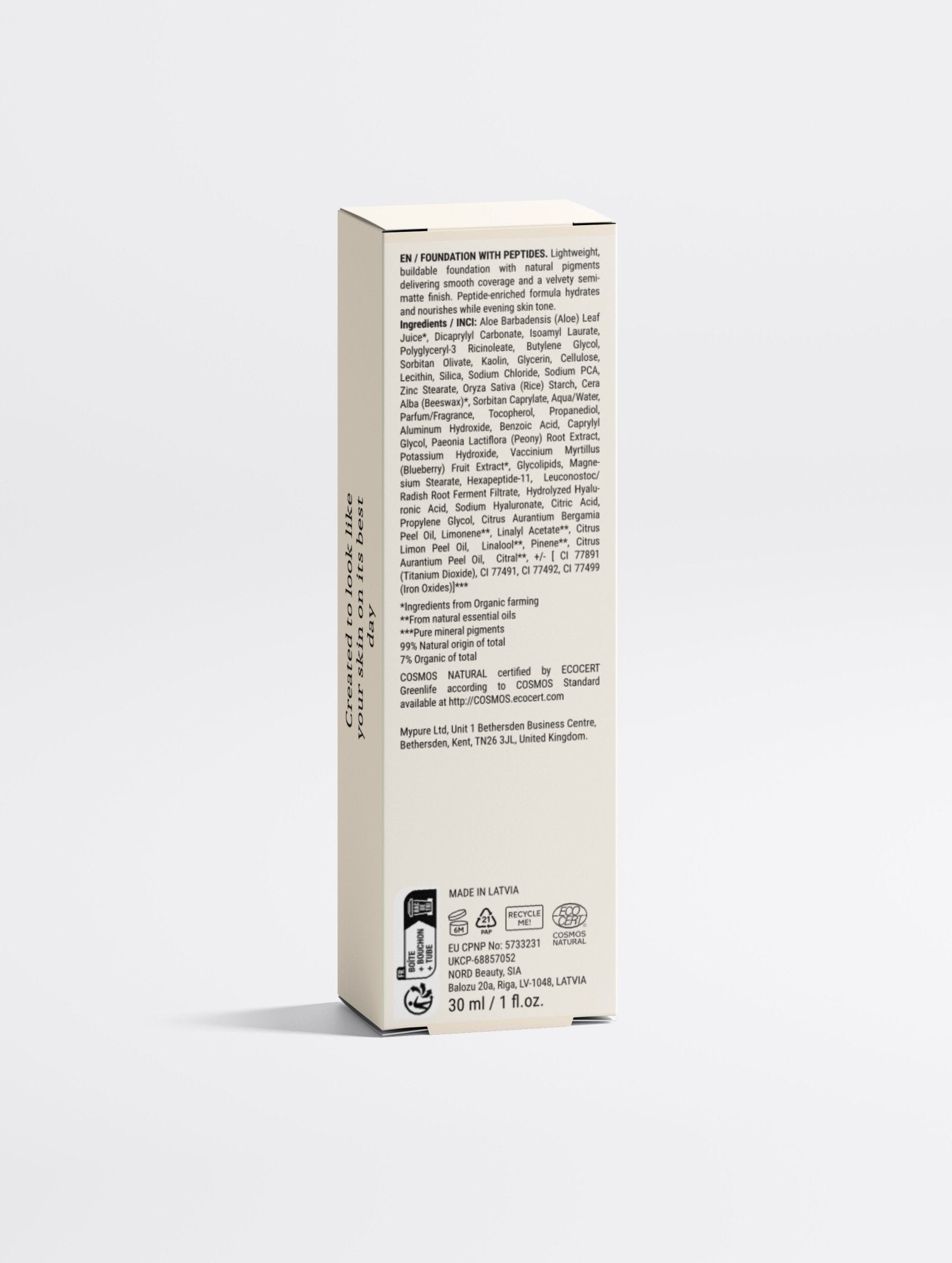 Skin Serum Foundation, 40 Deep Neutral - Vixxar Natural SkincareFoundationDefault