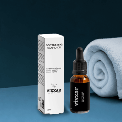 Softening Beard Oil with CBD – Non-Greasy Hydration &amp; Grooming for Men (20ml) - Vixxar Cosmetiques