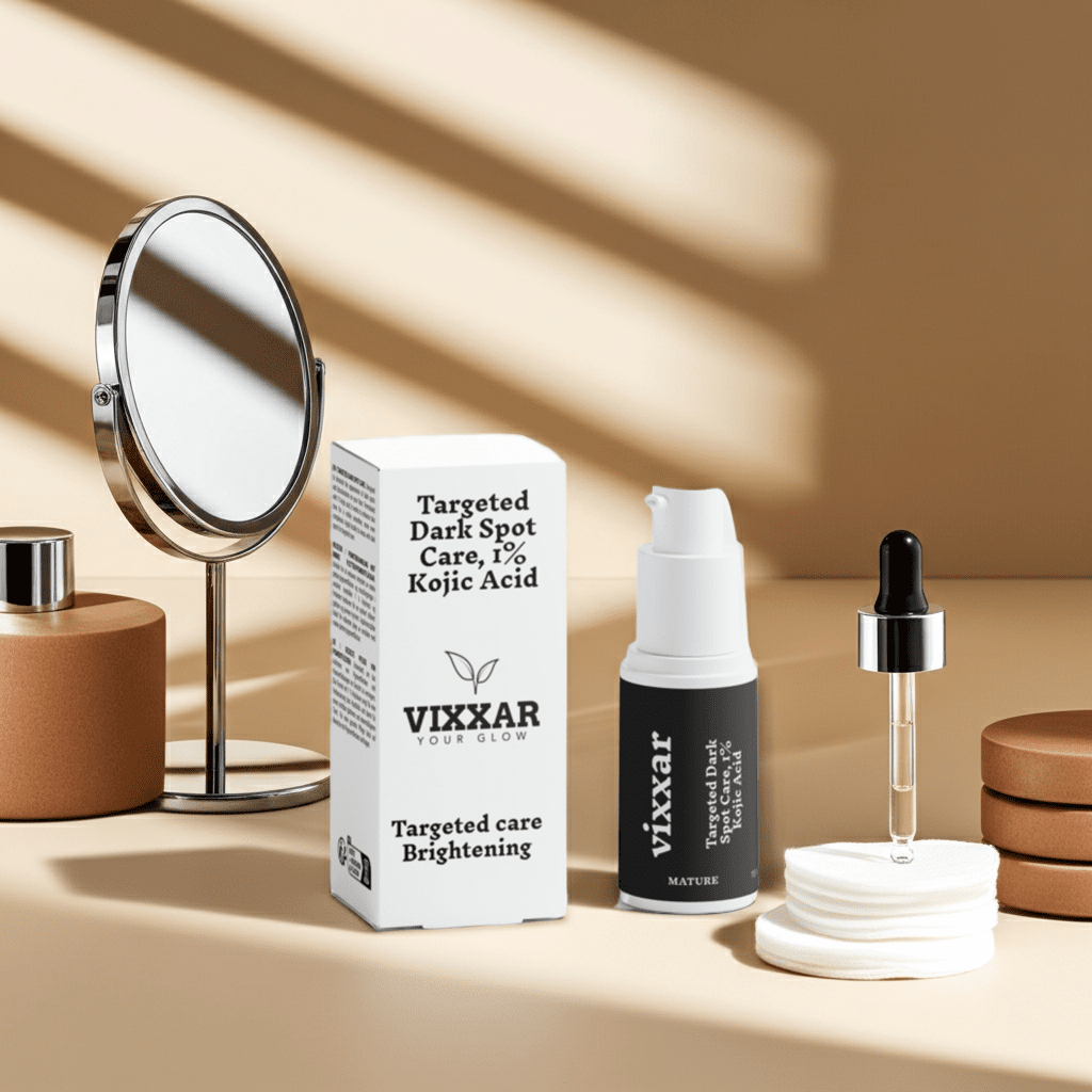Targeted Dark Spot Care Serum, 1% Kojic Acid, 15ml - Vixxar CosmetiquesDefault