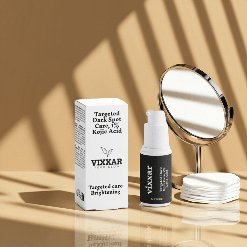Targeted Dark Spot Care Serum, 1% Kojic Acid, 15ml - Vixxar CosmetiquesDefault
