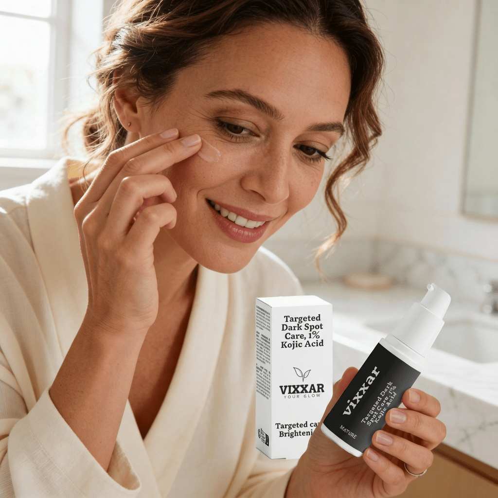 Targeted Dark Spot Care Serum, 1% Kojic Acid, 15ml - Vixxar CosmetiquesserumDefault