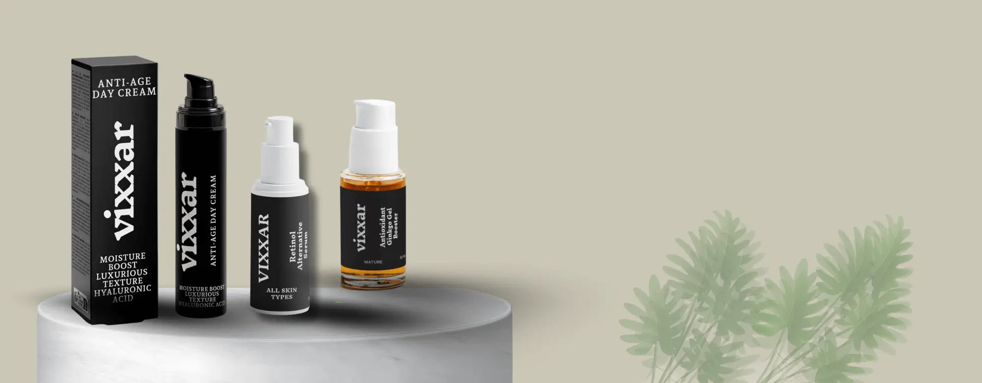 vegan Skincare product solutions by Vixxar