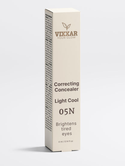 Vixxar Correcting Concealer – 05 Light Cool | Full Coverage, Vegan &amp; Clean - Vixxar Natural SkincareConcealerDefault