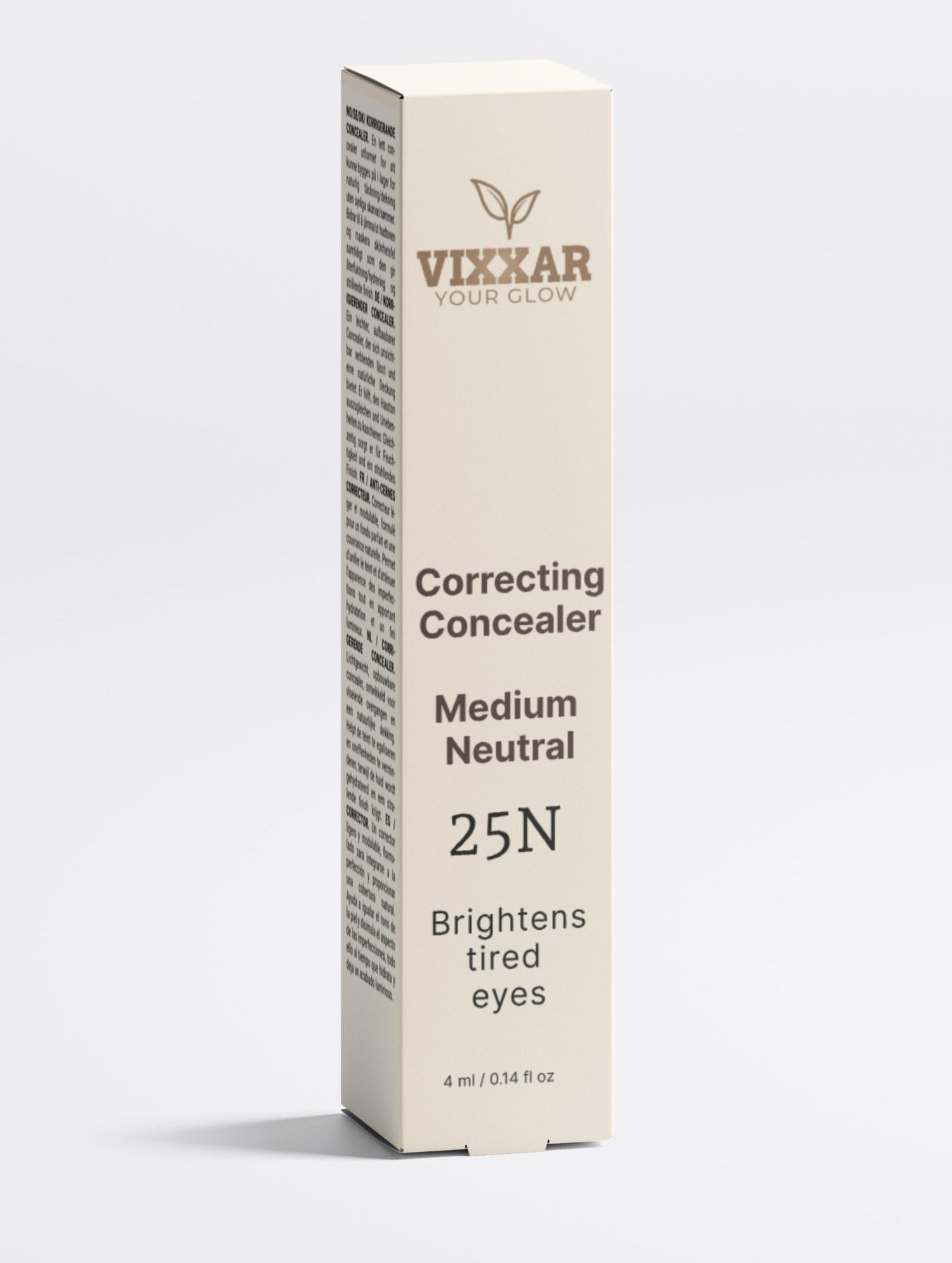 Vixxar Correcting Concealer – 25 Medium Neutral | Full Coverage, Vegan &amp; Clean - Vixxar Natural SkincareConcealerDefault