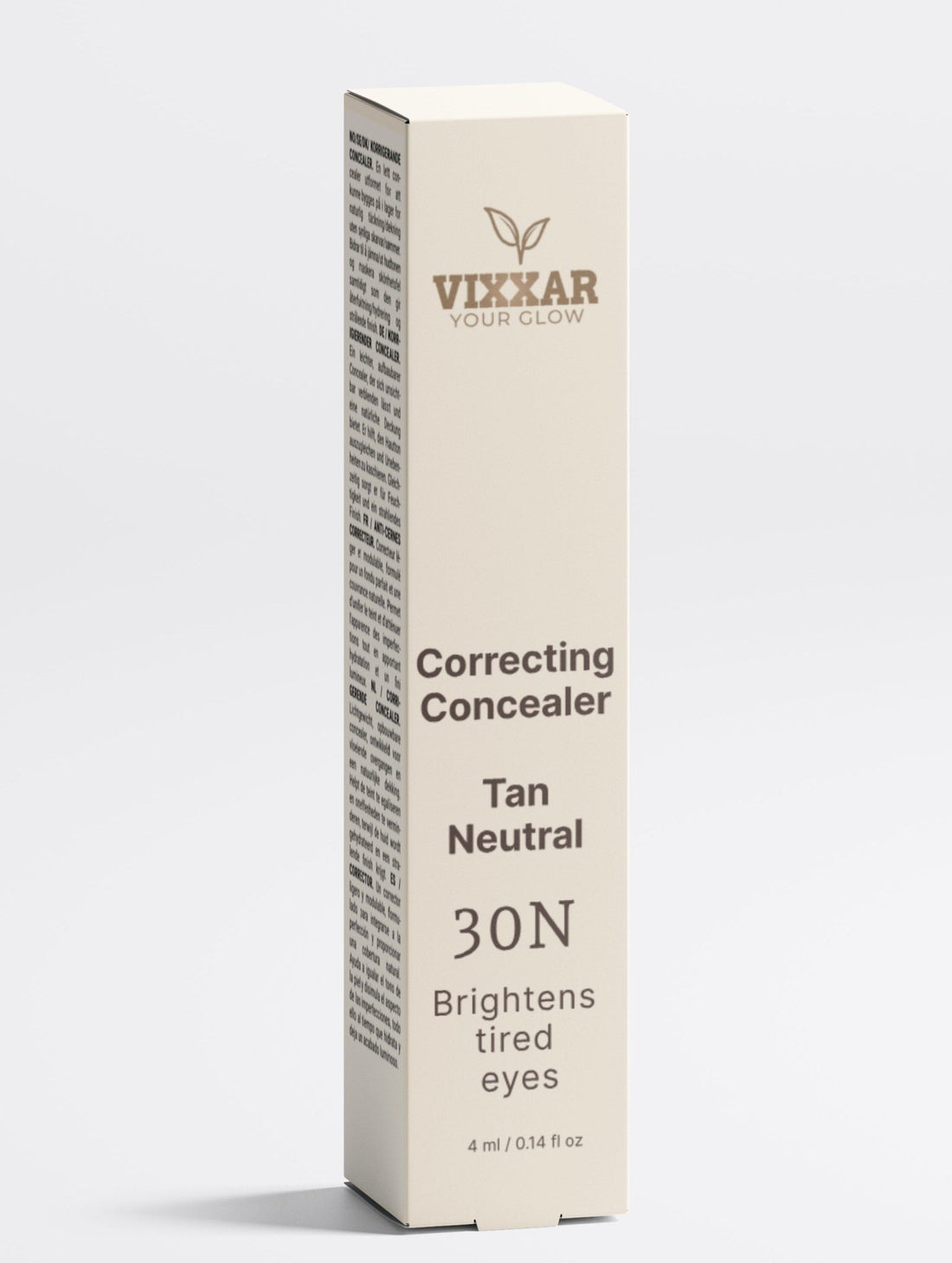 Vixxar Correcting Concealer – 30 Tan Neutral | Full Coverage, Vegan &amp; Clean - Vixxar Natural SkincareConcealerDefault