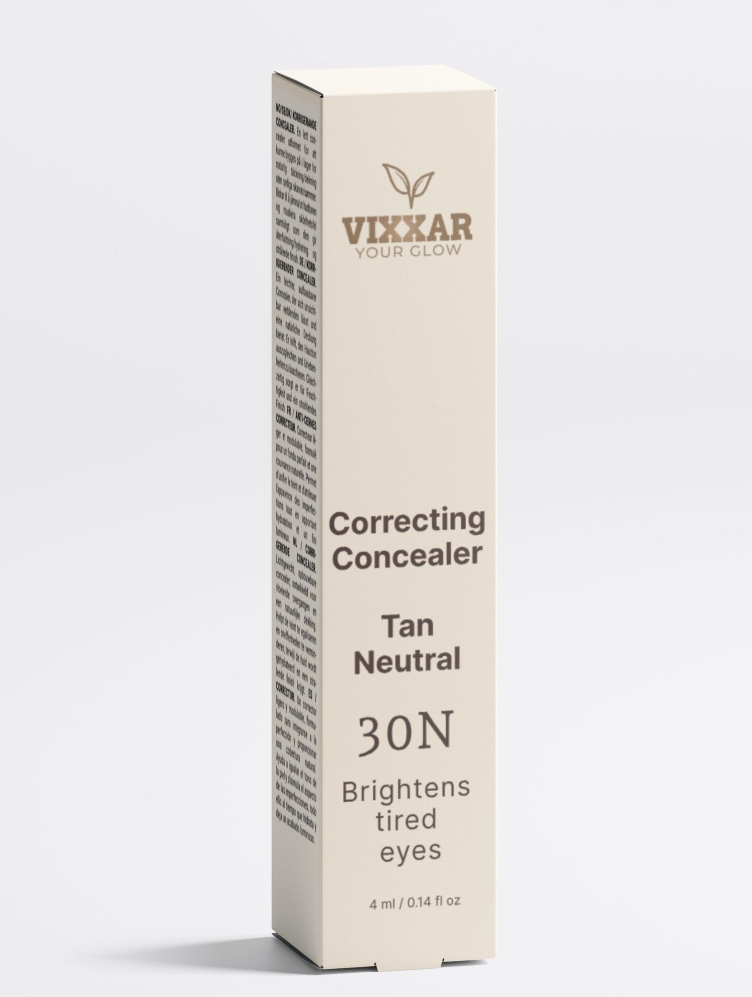 Vixxar Correcting Concealer – 30 Tan Neutral | Full Coverage, Vegan &amp; Clean - Vixxar Natural SkincareConcealerDefault